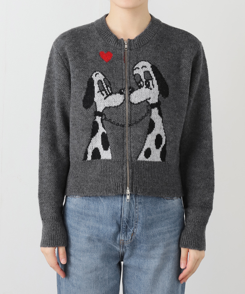 Carne Bollente(カルネボレンテ)の「【Carne Bollente/カルネボレンテ】 Lady Meets Tramp AW25CAR0101(ニット/セーター・レディース・チャコールグレー・SMALL/MEDIUM)」の4枚目の写真