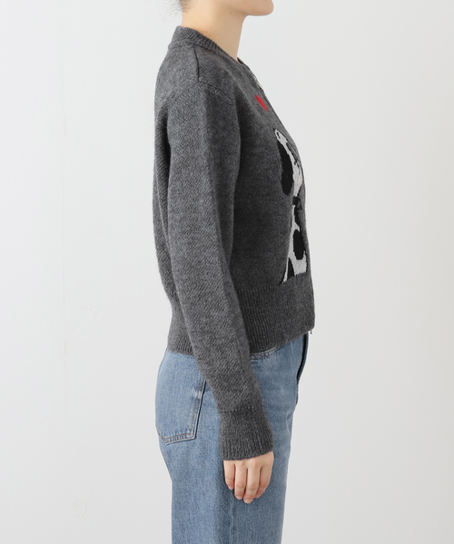 Carne Bollente(カルネボレンテ)の「【Carne Bollente/カルネボレンテ】 Lady Meets Tramp AW25CAR0101(ニット/セーター・レディース・チャコールグレー・SMALL/MEDIUM)」の7枚目の写真