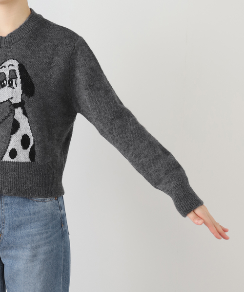 Carne Bollente(カルネボレンテ)の「【Carne Bollente/カルネボレンテ】 Lady Meets Tramp AW25CAR0101(ニット/セーター・レディース・チャコールグレー・SMALL/MEDIUM)」の8枚目の写真