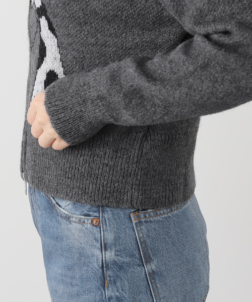 Carne Bollente(カルネボレンテ)の「【Carne Bollente/カルネボレンテ】 Lady Meets Tramp AW25CAR0101(ニット/セーター・レディース・チャコールグレー・SMALL/MEDIUM)」の9枚目の写真
