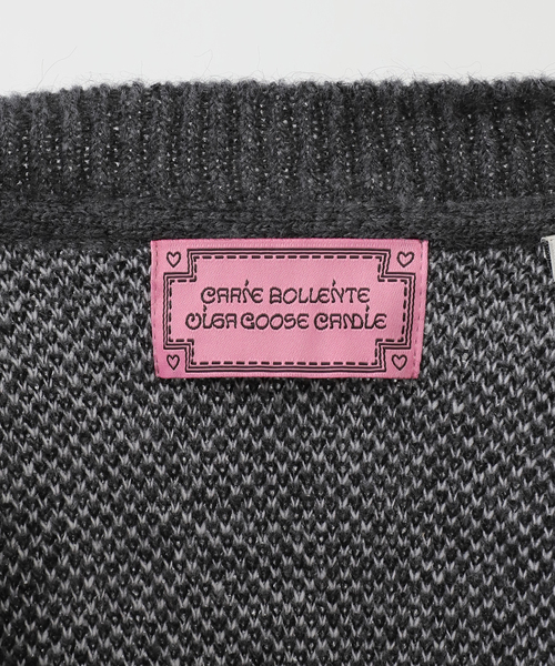 Carne Bollente(カルネボレンテ)の「【Carne Bollente/カルネボレンテ】 Lady Meets Tramp AW25CAR0101(ニット/セーター・レディース・チャコールグレー・SMALL/MEDIUM)」の11枚目の写真