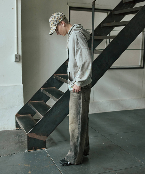 ダメージ加工 スウェット／journal standard trisect2 JOURNAL STANDARD トレーナー スウェット TRISECT2