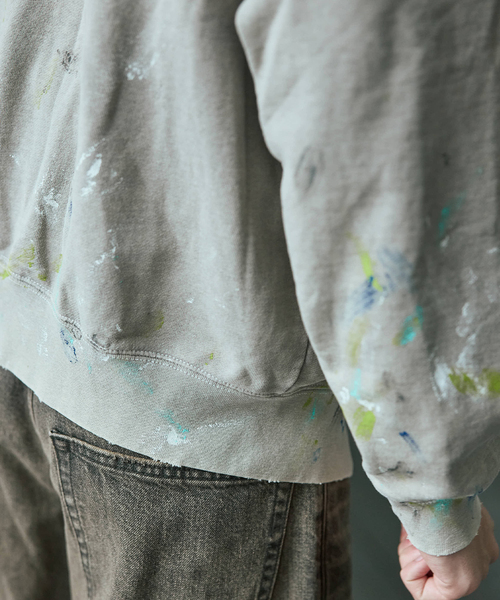 JOURNAL STANDARD(ジャーナルスタンダード)の「TRISECT2 / スプラッシュ ダメージ ジップ フーディ(パーカー・メンズ・パープル/グレー・MEDIUM/LARGE)」の11枚目の写真