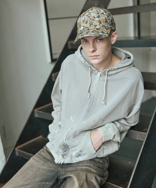 JOURNAL STANDARD(ジャーナルスタンダード)の「TRISECT2 / スプラッシュ ダメージ ジップ フーディ(パーカー・メンズ・パープル/グレー・MEDIUM/LARGE)」の13枚目の写真
