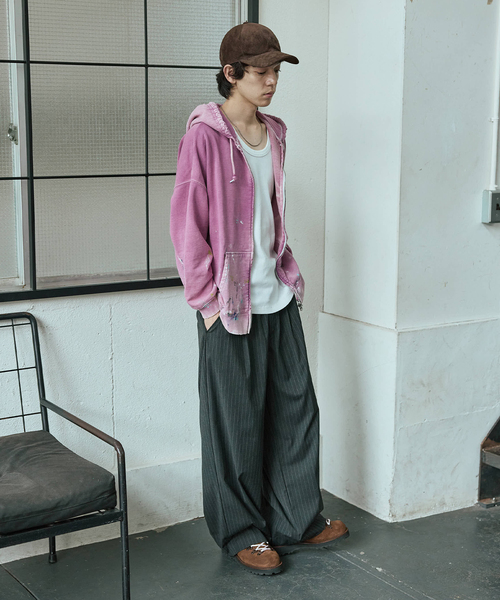 TRISECT2 / スプラッシュ ダメージ ジップ フーディ（パーカー