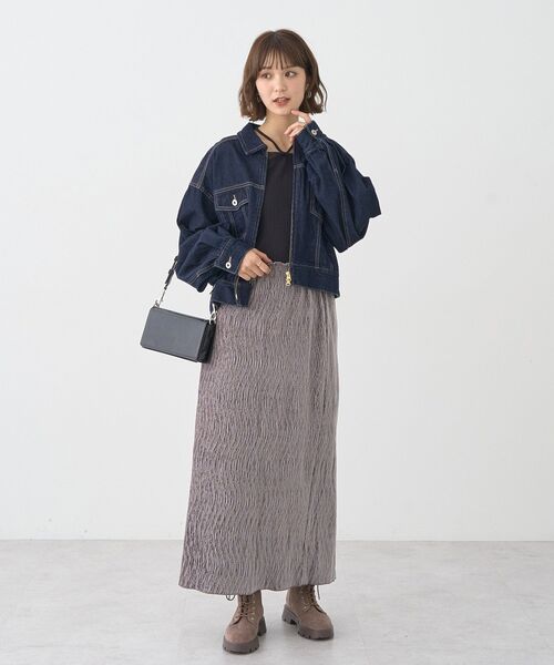 earth music&ecology（アースミュージックアンドエコロジー）の「チェーンリブホルターネックプルオーバー（Tシャツ/カットソー・レディース・ブラウン/ライトグリーン/アイボリー/ブラック・S/M）」の11枚目の写真