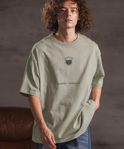 CAMBIO（カンビオ）の「mt9992- プリントT_End-roll Tシャツ(2502112MCB)（Tシャツ/カットソー・メンズ・ブラック/ホワイト/セージグリーン・S/M/L/XL）」の11枚目の写真
