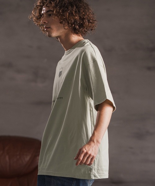 CAMBIO（カンビオ）の「mt9992- プリントT_End-roll Tシャツ(2502112MCB)（Tシャツ/カットソー・メンズ・ブラック/ホワイト/セージグリーン・S/M/L/XL）」の12枚目の写真