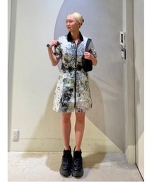 Desigual | クリスチャン・ラクロワ マーブルプリント 半袖ショートドレス(ワンピース)