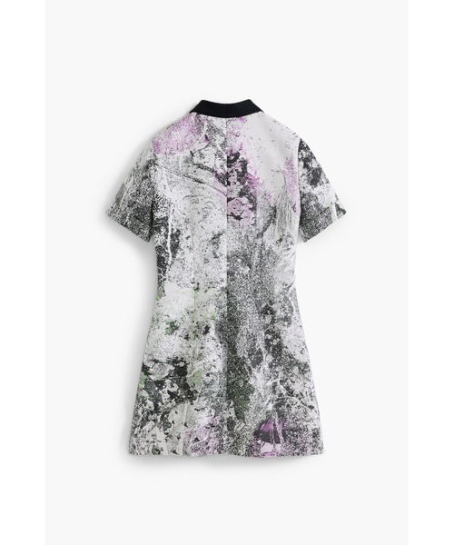 Desigual（デシグアル）の「クリスチャン・ラクロワ マーブルプリント 半袖ショートドレス（ワンピース・レディース・ブラック・S/M/L/XL/XS）」の2枚目の写真