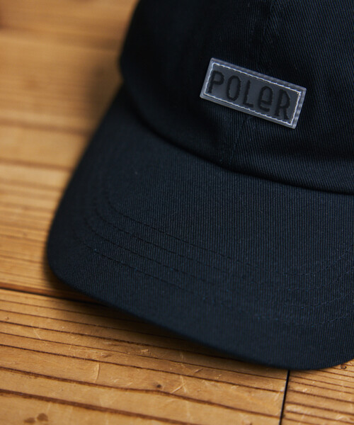 POLeR（ポーラー）の「POLeR × FREAK'S STORE/ポーラー × フリークスストア 別注 COTTON CAP ワンポイントロゴ コットンキャップ（キャップ・メンズ・ブラック/ベージュ/ネイビー・ONE SIZE）」の11枚目の写真