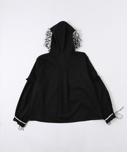 Whinny(ホワイニー)の「Whinny/≪セットアップ可能♪≫近未来的最強パラダイス(シャツ/ブラウス・レディース・ブルー系その他2/ブラック/ホワイト・FREE)」の7枚目の写真