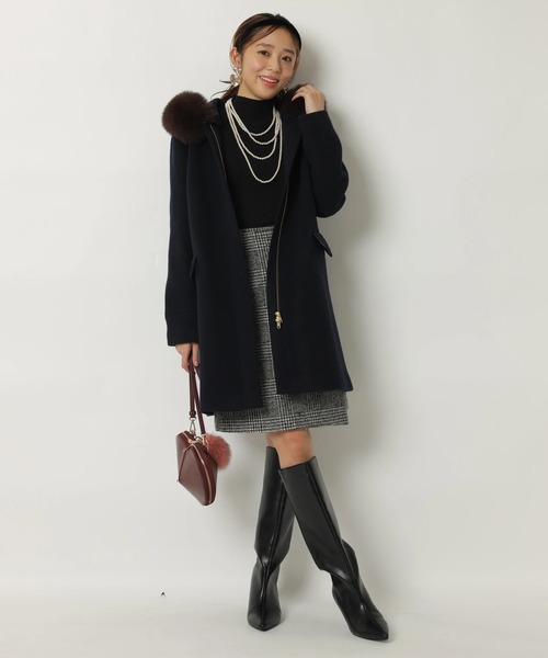 ハイネックラメリブニット（ニット/セーター）｜JUSGLITTY（ジャス