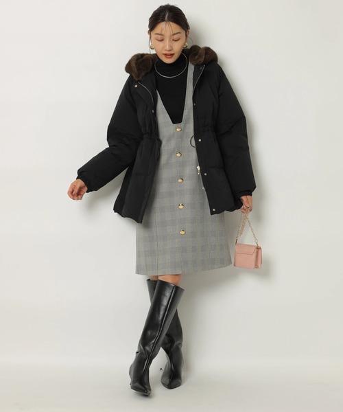 ハイネックラメリブニット（ニット/セーター）｜JUSGLITTY（ジャス