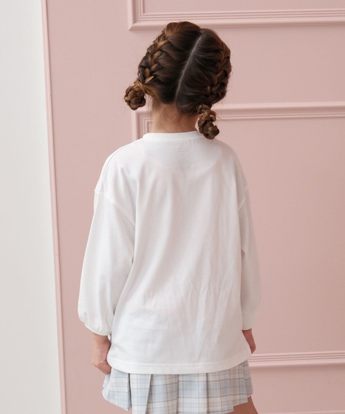 GLOBAL WORK(グローバルワーク)の「ヘビロッTEEモチーフ/T/589261(Tシャツ/カットソー・キッズ・ブルー系その他/ホワイト・100cm/110cm/120cm)」の7枚目の写真