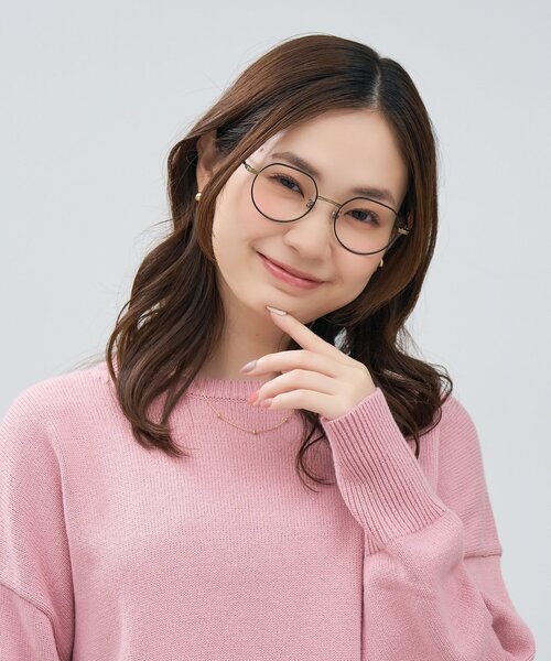 水越みさと さんコラボ】Zoff｜Misato Mizukoshi ボストン型 クラウン