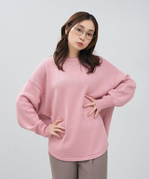 Zoff（ゾフ）の「【水越みさと さんコラボ】Zoff｜Misato Mizukoshi ボストン型 クラウンパント メガネ｜中顔面短縮みえ メタルフレーム 伊達メガネ 度付き（レンズ交換券付き）大人可愛い ユニセックス（メガネ・レディース・ゴールド/ブラック系その他6/ブラウン・FREE）」の11枚目の写真