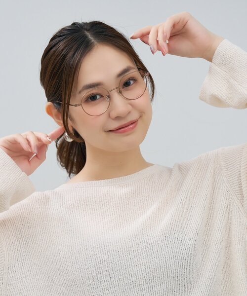 水越みさと さんコラボ】Zoff｜Misato Mizukoshi ボストン型 クラウン