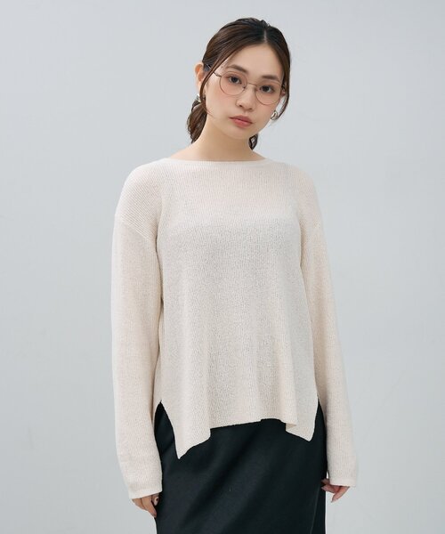 Zoff（ゾフ）の「【水越みさと さんコラボ】Zoff｜Misato Mizukoshi ボストン型 クラウンパント メガネ｜中顔面短縮みえ メタルフレーム 伊達メガネ 度付き（レンズ交換券付き）大人可愛い ユニセックス（メガネ・レディース・ゴールド/ブラック系その他6/ブラウン・FREE）」の21枚目の写真