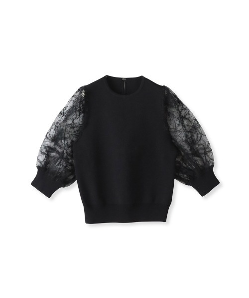 セール】フェザーフラワーニット≪手洗い可能≫（ニット/セーター