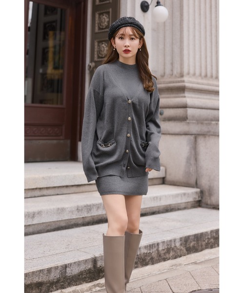 Clemence Knit Dress Set Sサイズ Clemence Knit Dress Set（ワンピース）｜Her lip to（ハー