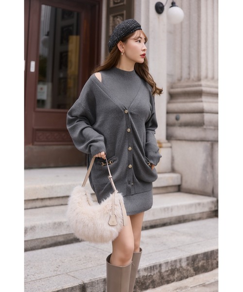 【正規品】 herlipto Clemence Knit Dress Set Clemence Knit Dress Set（ワンピース）｜Her lip to（ハー