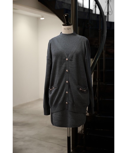 Clemence Knit Dress Set（ワンピース）｜Her lip to（ハー