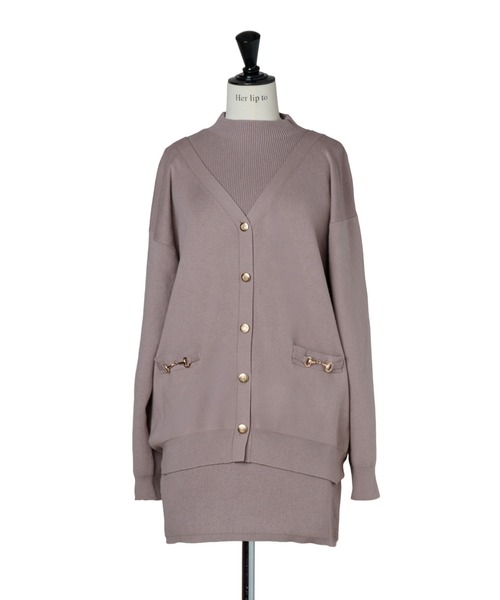 Clemence Knit Dress Set（ワンピース）｜Her lip to（ハー