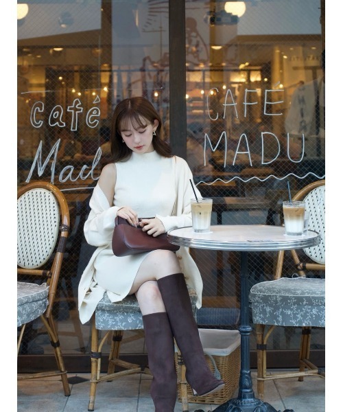 ワンピース herlipto Clemence Knit Dress Set M Clemence Knit Dress Set（ワンピース）｜Her lip to（ハー