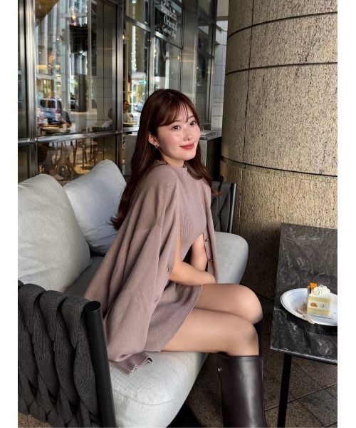 Clemence Knit Dress Set（ワンピース）｜Her lip to（ハー