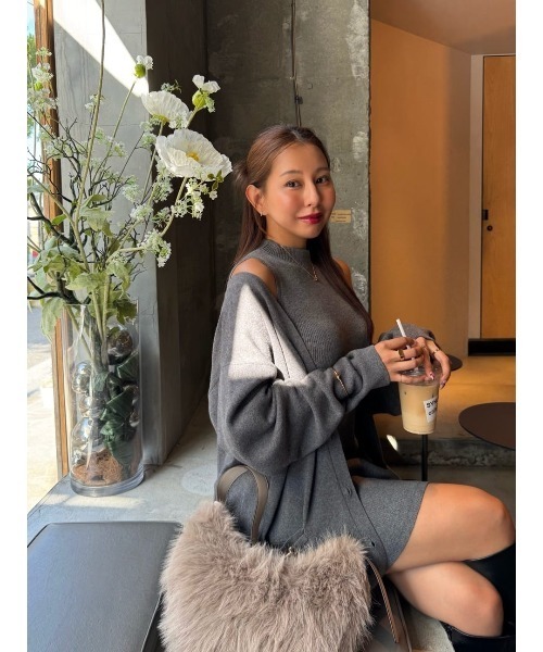 Clemence Knit Dress Set（ワンピース）｜Her lip to（ハー