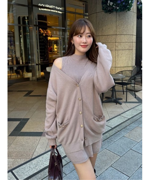 Clemence Knit Dress Set Sサイズ Clemence Knit Dress Set（ワンピース）｜Her lip to（ハー