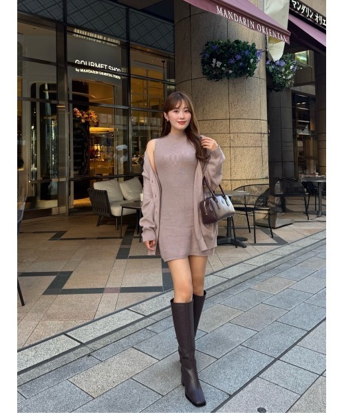 ワンピース herlipto Clemence Knit Dress Set M Clemence Knit Dress Set（ワンピース）｜Her lip to（ハー