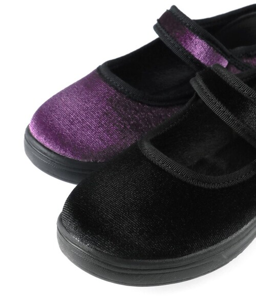 BRANSHES（ブランシェス）の「バレエシューズ（バレエシューズ・キッズ・ブラック/パープル・17.0cm/18.0cm/16.0cm/19.0cm/20.0cm/21.0cm）」の9枚目の写真