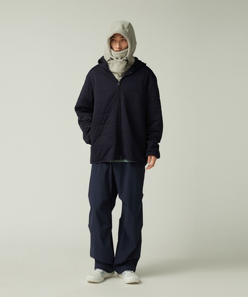 Snow Peak(スノーピーク)の「Snow Peak / Flexible Insulated Zip Up Hoodie フレキシブル 断熱 ジップアップパーカー(パーカー・メンズ・ネイビー/ブラック/ライトブラウン・XL/L/M/2/S/1/XXL)」の11枚目の写真