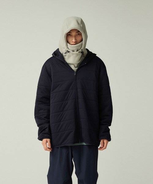 Snow Peak(スノーピーク)の「Snow Peak / Flexible Insulated Zip Up Hoodie フレキシブル 断熱 ジップアップパーカー(パーカー・メンズ・ネイビー/ブラック/ライトブラウン・XL/L/M/2/S/1/XXL)」の12枚目の写真