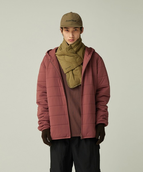 Snow Peak(スノーピーク)の「Snow Peak / Flexible Insulated Zip Up Hoodie フレキシブル 断熱 ジップアップパーカー(パーカー・メンズ・ネイビー/ブラック/ライトブラウン・XL/L/M/2/S/1/XXL)」の15枚目の写真