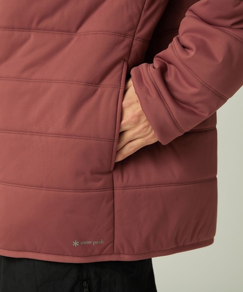 Snow Peak(スノーピーク)の「Snow Peak / Flexible Insulated Zip Up Hoodie フレキシブル 断熱 ジップアップパーカー(パーカー・メンズ・ネイビー/ブラック/ライトブラウン・XL/L/M/2/S/1/XXL)」の20枚目の写真