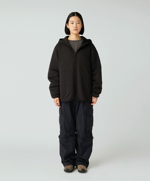 Snow Peak(スノーピーク)の「Snow Peak / Flexible Insulated Zip Up Hoodie フレキシブル 断熱 ジップアップパーカー(パーカー・メンズ・ネイビー/ブラック/ライトブラウン・XL/L/M/2/S/1/XXL)」の9枚目の写真