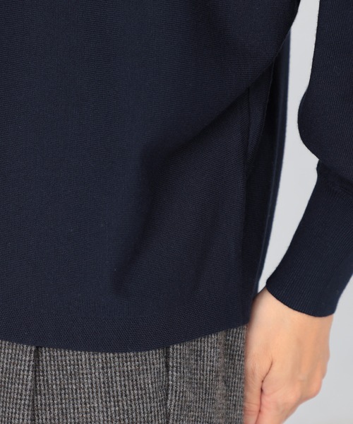 GALLORIA(ギャローリア)の「マシンウォッシャブル ドルマンニット(ニット/セーター・レディース・アイボリー/ブルーグレー/テラコッタ/ネイビー・L/S/M/LL)」の7枚目の写真