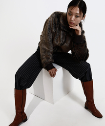 フェイクファーブルゾン