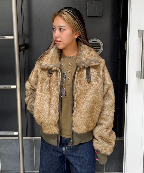 セール】フェイクファーブルゾン（その他アウター）｜Oriens JOURNAL