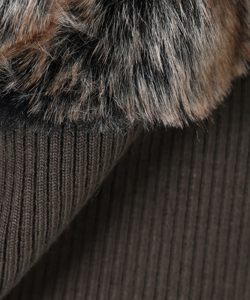 Oriens JOURNAL STANDARD（オリエンス ジャーナルスタンダード）の「フェイクファーブルゾン（その他アウター・レディース・ブラウン系その他/キャメル・FREE）」の10枚目の写真