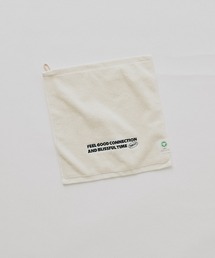 FEEL GOOD CONNECTION AND BLISSFUL TIME（フィールグッドコネクションアンドブリスフルタイム）の「オーガニックコットンロゴ刺繍ハンドタオル（ハンカチ/ハンドタオル）」