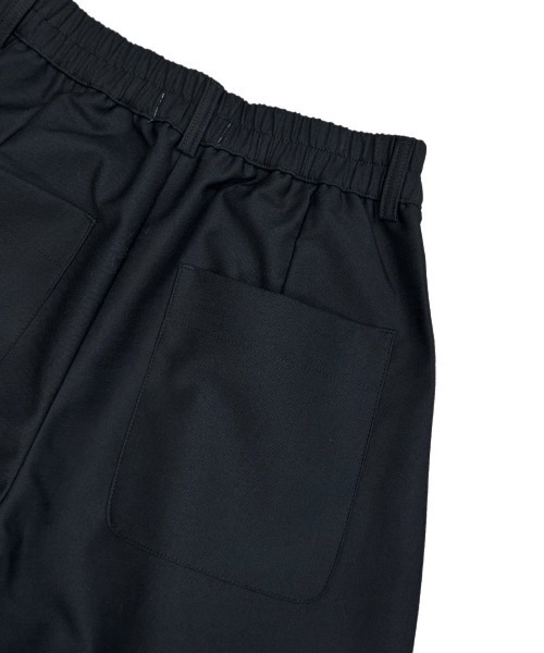 Chikashitsu +(チカシツプラス)の「【Chikashitsu +】over tuck slacks / 【チカシツプラス】オーバータックスラックス<着用動画あり>(スラックス・メンズ・ブラック/グレー・M/S/L)」の20枚目の写真