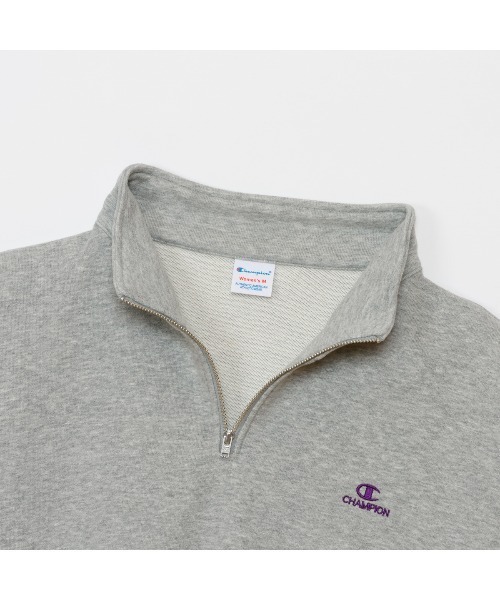 Champion(チャンピオン)の「チャンピオン HALF ZIP SWEATSHIRT_(スウェット・レディース・ホワイト/ライトグレー/ダークグリーン/チャコールグレー/ダークブルー・M/L)」の17枚目の写真