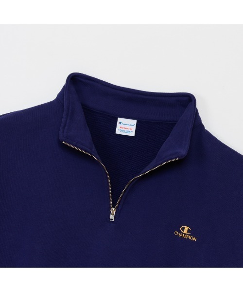 Champion(チャンピオン)の「チャンピオン HALF ZIP SWEATSHIRT_(スウェット・レディース・ホワイト/ライトグレー/ダークグリーン/チャコールグレー/ダークブルー・M/L)」の19枚目の写真