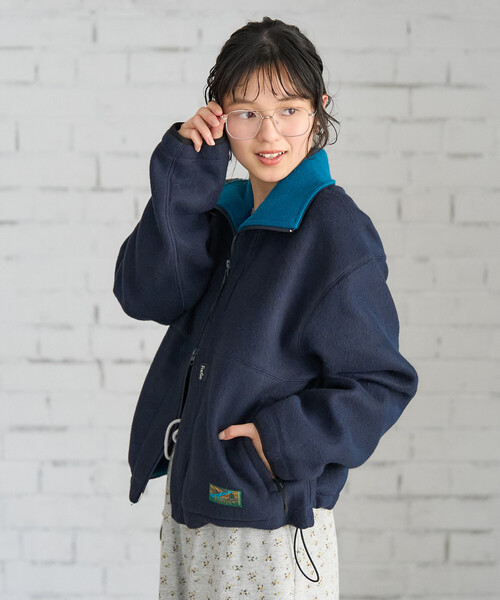 セール】Foxfire/フォックスファイヤー 配色 フリースジャケット