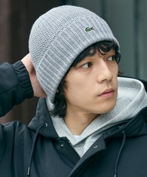 LACOSTE | ワンポイントウールニットキャップ(ニットキャップ/ビーニー)