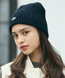 LACOSTE（ラコステ）の「ワンポイントウールニットキャップ（ニットキャップ/ビーニー）」